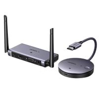 Extensión HDMI VGA inalámbrica, UGREEN, 50 metros, 4K 30Hz, 5GHz, Plug & Play